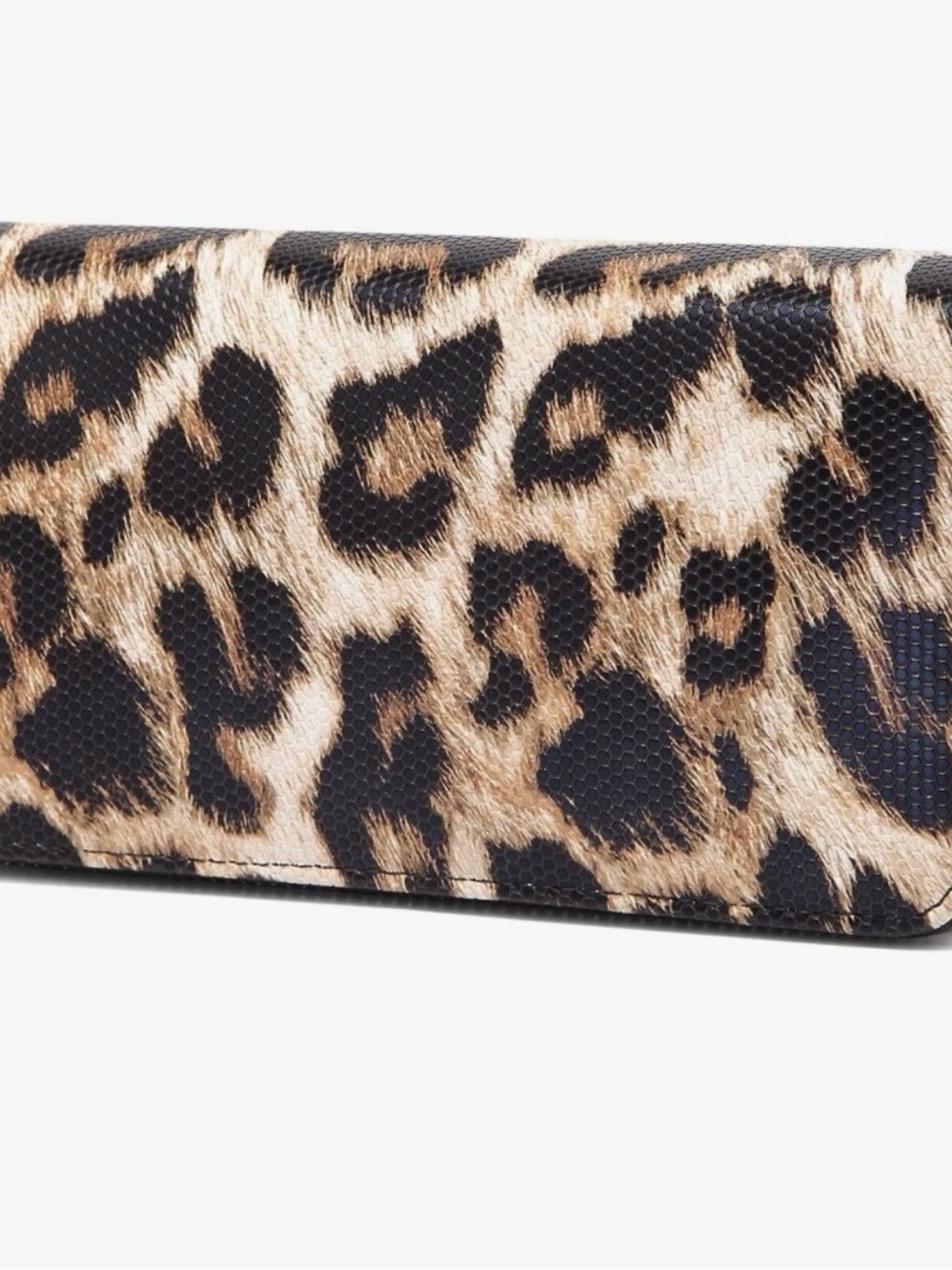 Leopard Print Wallet Clutch